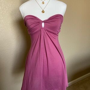 Forever 21 Pink Strapless Babydoll Dress